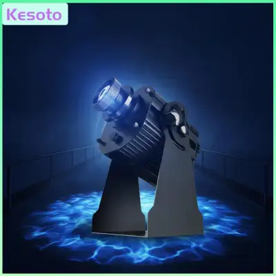 Kesoto 3D Water Ripple Light Waterproof Water Ripple Light Lamp Brightness Compact Stage