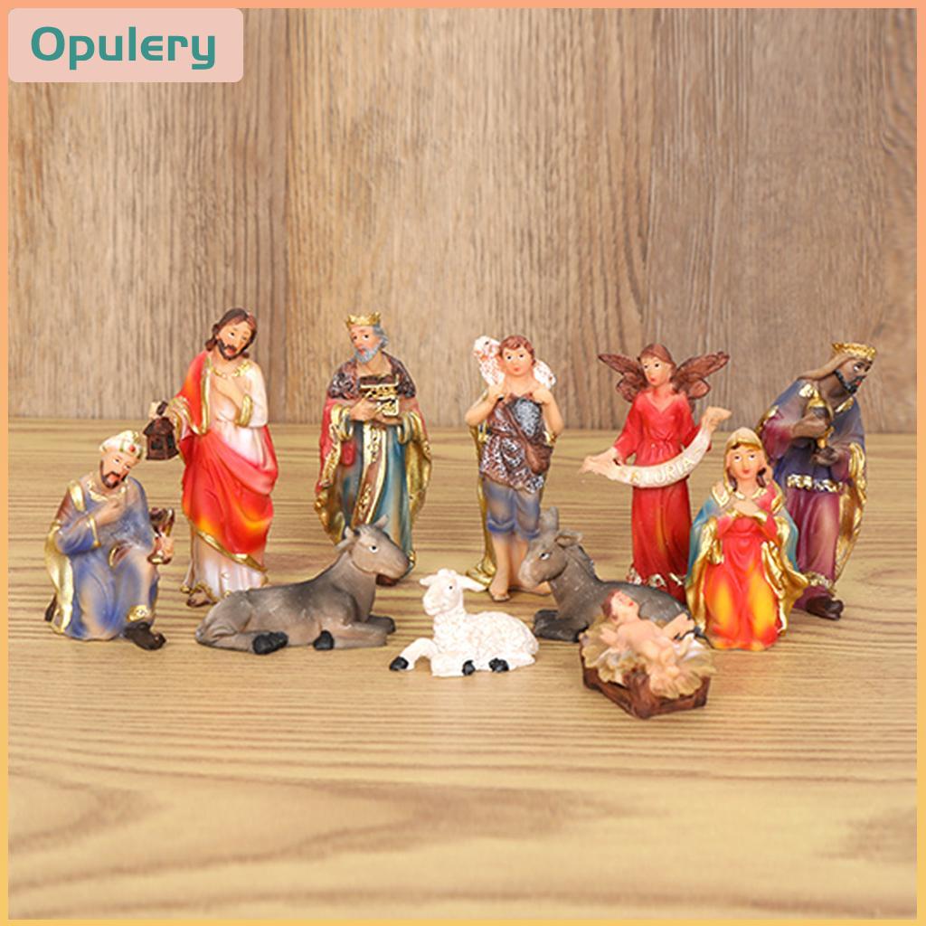 Baosity Christmas Nativity Set Scene Figures Resin Figurines Baby 11 ราคา 2,679 บาท*ส่งฟรี