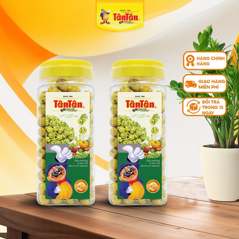 Combo 2 Hũ Đậu Phộng Tân Tân Vị Rau Cải - 190g/hũ