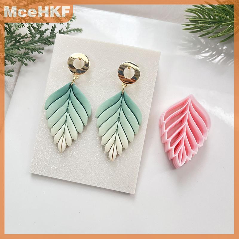 ❤❤❤Hot Sale MceHKF Độ Chính Xác Cao Mô Hình Lá Polymer Đất Sét Khuôn Tự Làm Handmade Crafting Công Cụ Cho Bông Tai Mặt Dây Chuyền Trâm Làm