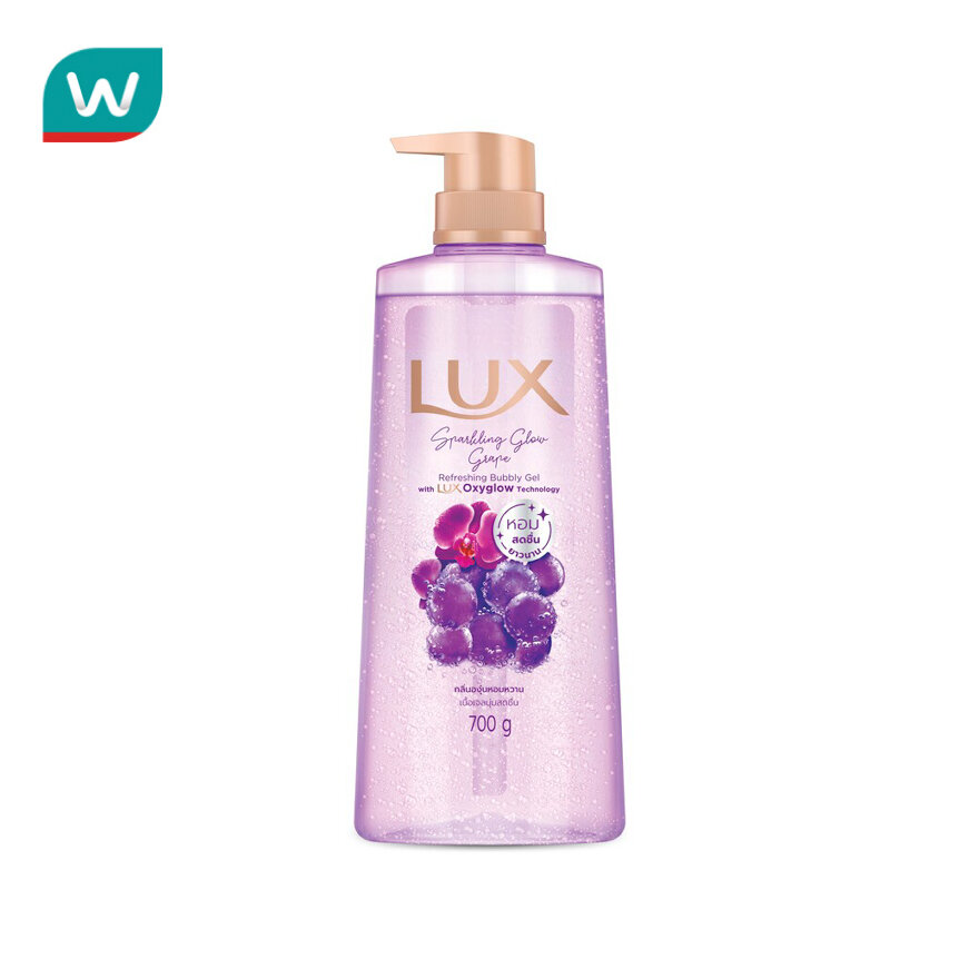 Lux Body Wash Sparkling Glow Grape Gel 700 G. ราคา 139 บาท*ส่งฟรี