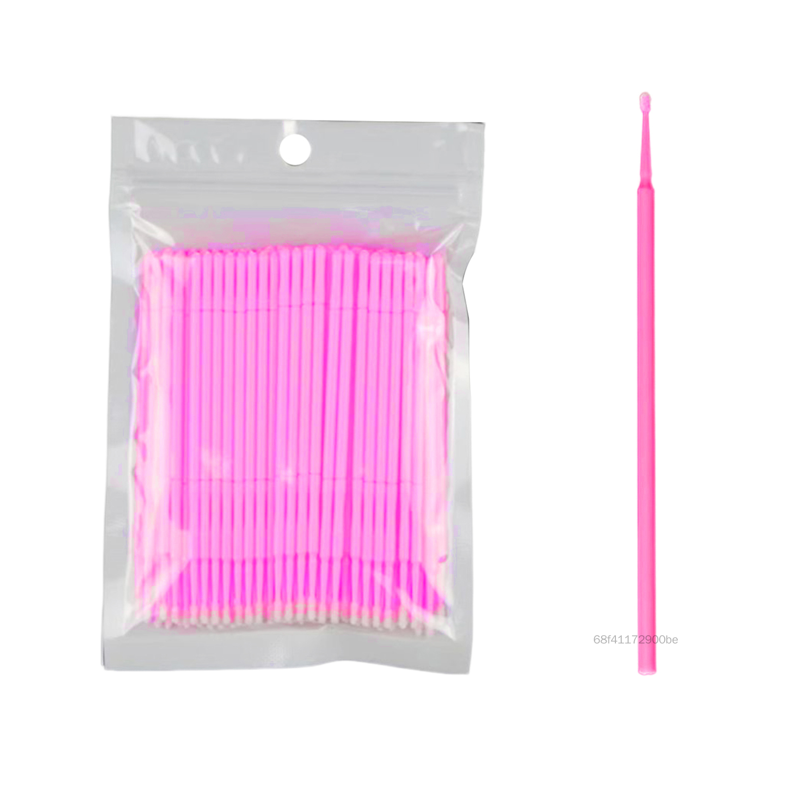 100 cái / túi Lông mi dùng một lần Micro Brush Hình xăm lông mày Bông tăm bông Lông mi cá nhân Loại bỏ tăm bông Bàn chải vi mô để mở rộng lông mi DHTY-VN - 3