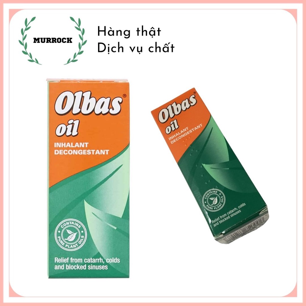 Dầu xông mũi Olbas Oil Inhalant 30ml, UK Anh Quốc - SẢN PHẨM ĐƯỢC YÊU THÍCH TRÊN THỊ TRƯỜNG HIỆN TAY