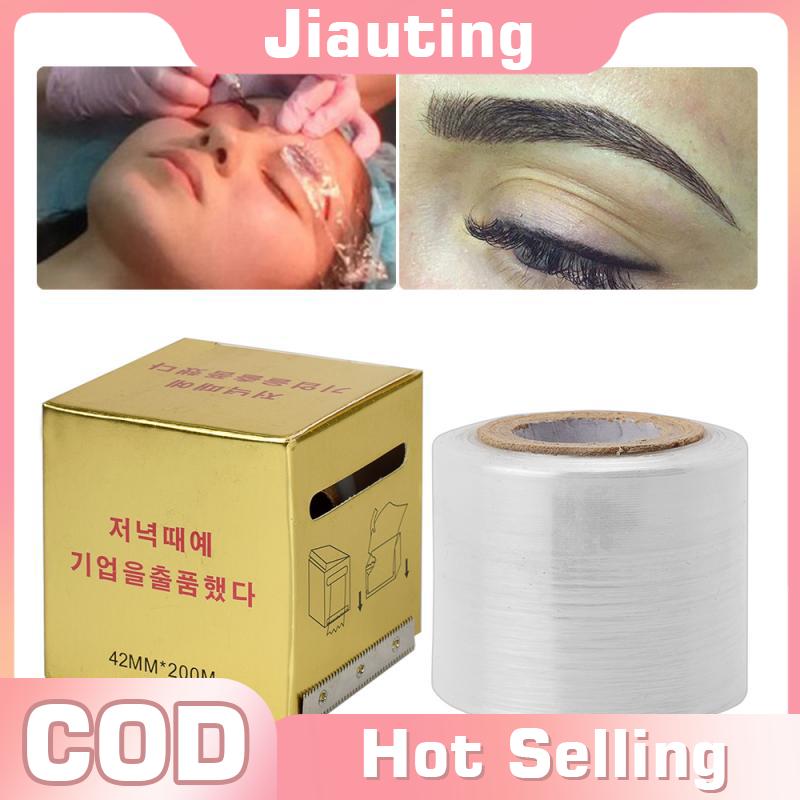 Jiauting 1 cuộn microblading dùng một lần bảo quản phim lông mày phụ kiện xăm