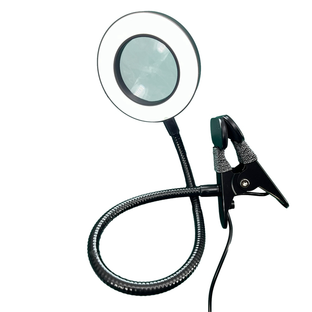 【JJM】-Clip-Type Led Magnifying Glass Led Non-Slip Equipment Clamp Glass Portable Desk Lamp