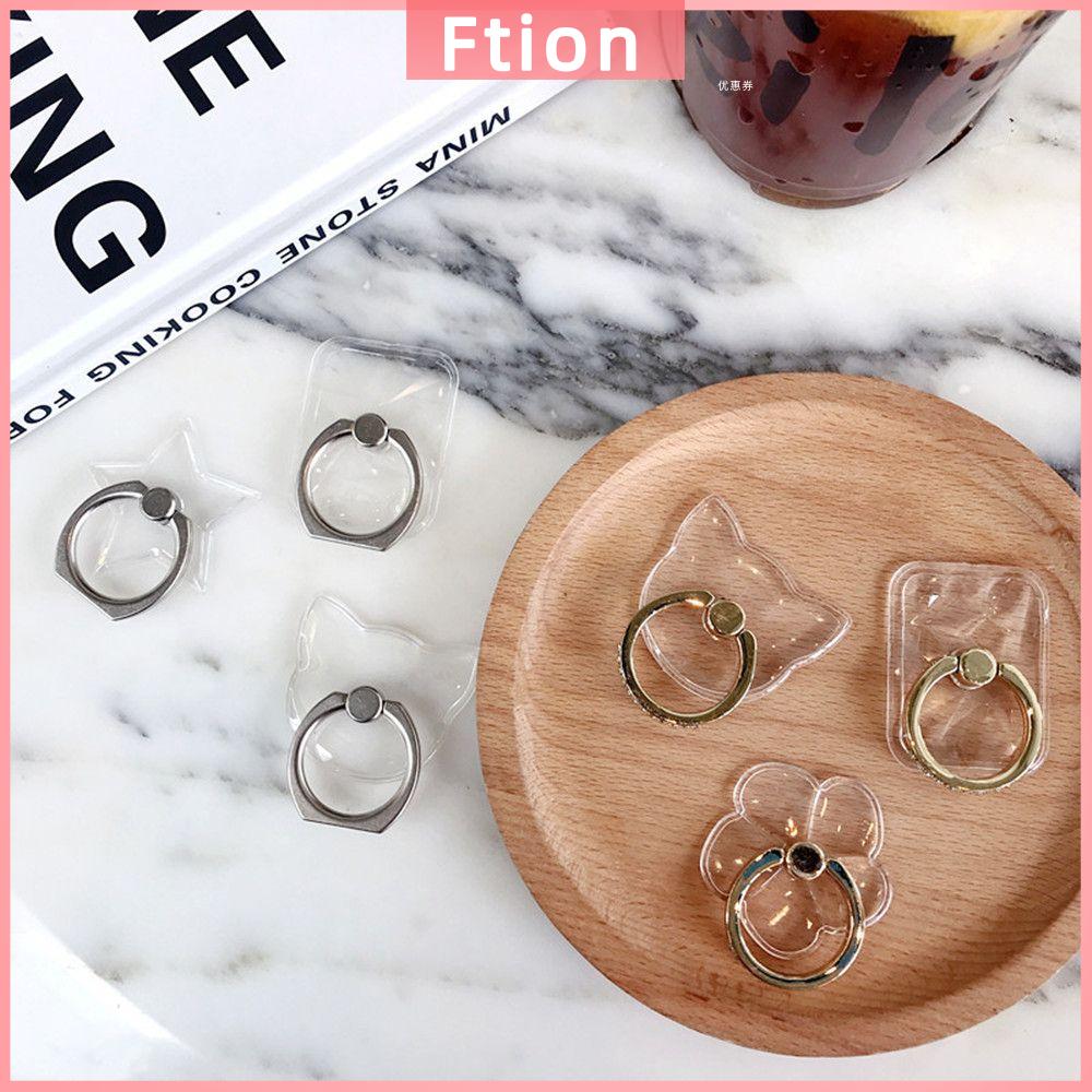 FTION Đa chức năng Siêu  Sang trọng Đế xoay 360 Giá đỡ trong suốt Giá đỡ vòng đeo tay Giá đỡ điện thoại