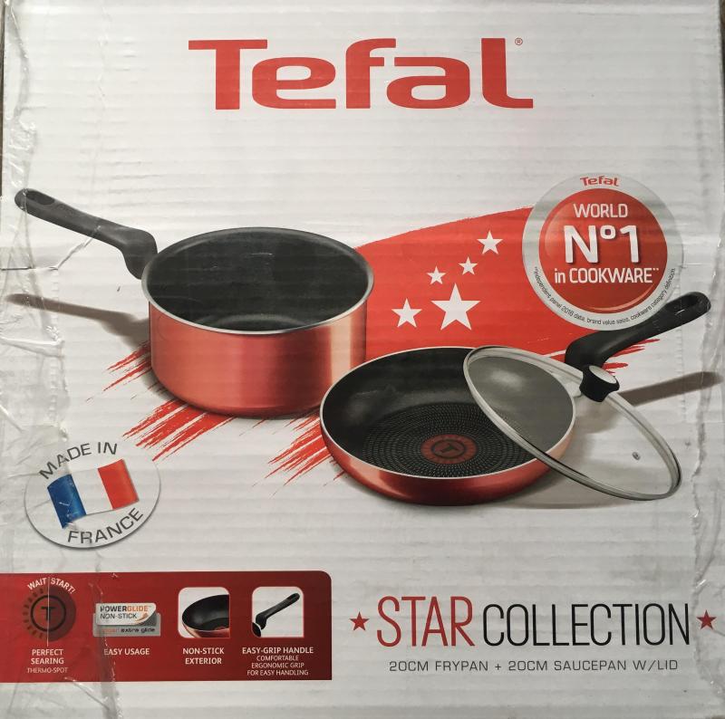 Tefal 20cm Fry Pan + 20cm Sauce Pan with Lid Singapore