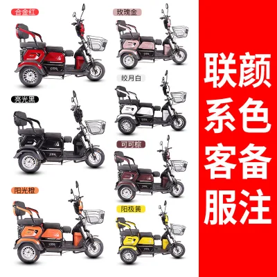 Electric tricycle for adult household ladies battery car small elderly scooter to pick up children electric tricycle