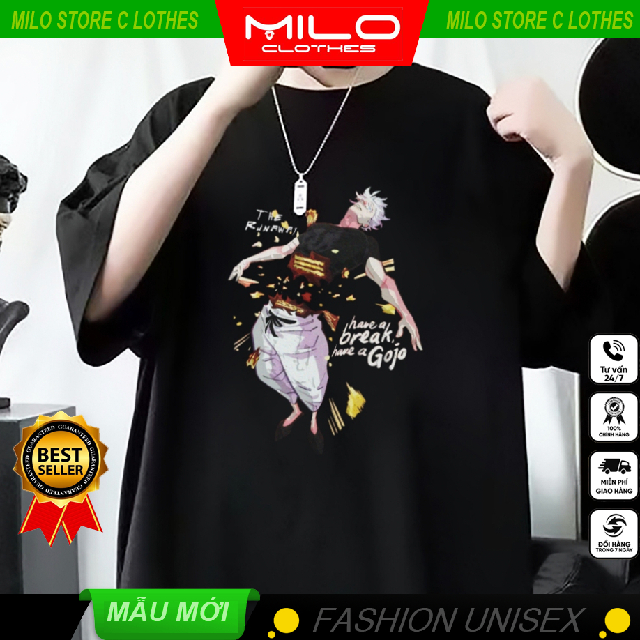 Áo thun Anime Jujutsu Kaisen Gojo Satoru Sukuna siêu phẩm độc chất giá rẻ nhiều mẫu HOT | MILO STORE