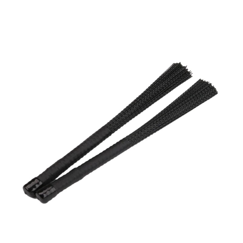 Chất lượng 2pcs Cajon bàn chải telescoping Dụng cụ cọ trống Nylon Gậy Bộ gõ cho Jazz Stick trống