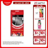 [Chỉ 25-29.6_X2 Voucher giảm đến 20%] [Tặng 5 bàn chải] Bộ 5 Bàn chải Colgate SlimSoft Charcoal than hoạt tính kháng khuẩn