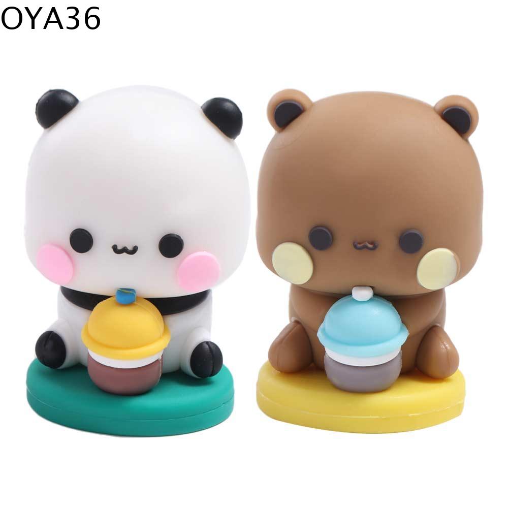 OYA36 Gấu trúc Mô hình gấu trúc Bubu DUDU Mô hình anime Gấu Tượng Gấu Đồ chơi Bộ sưu tập truyện tran