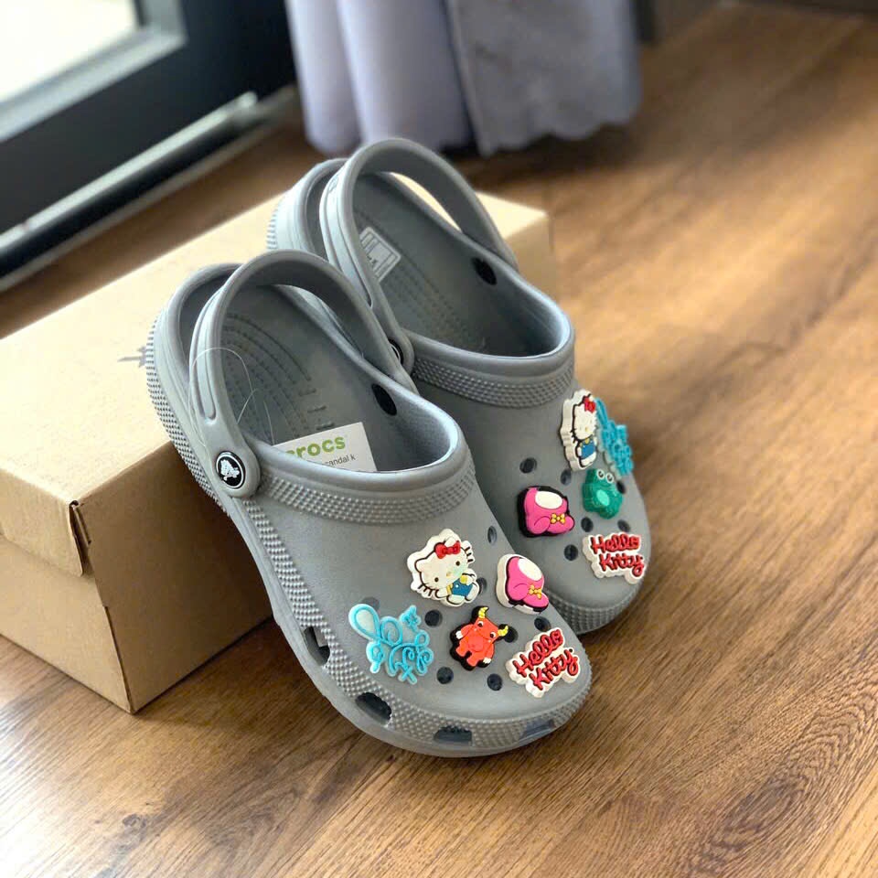 Dép Cross CLOG BẢNG VIỆT [Tặng 12 jitbitz + BOX] Form nhỏ - chọn tăng 1 size - sục cá sấu Nam Nữ ÊM NHẸ - Ricksg - 2