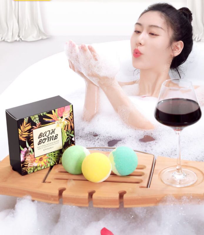 Buy Spa Bath Bomb Salt Sea Salt Bubble Bath Bombs Bath Ball Set Relaxation Shower Bath Fizzy BathBalls Bathbomb Handmade Spa Salts Organic Set Singapore