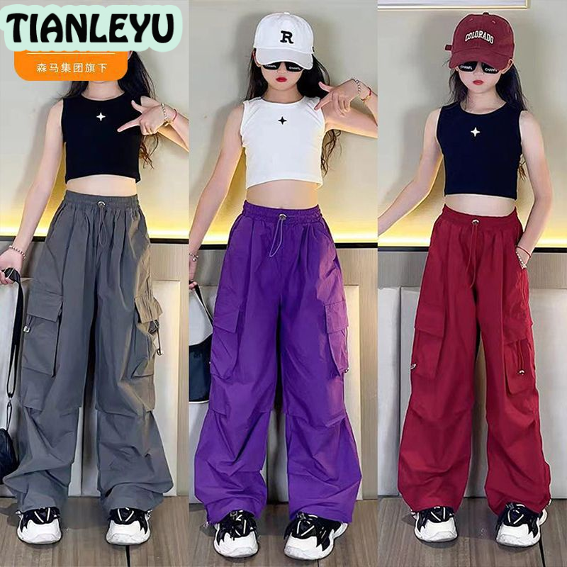 กางเกงกีฬาทรงหลวมดีไซน์เรียบง่ายแฟชั่นใหม่เหมาะสำหรับสาวๆ ราคา 177 บาท*ส่งฟรี