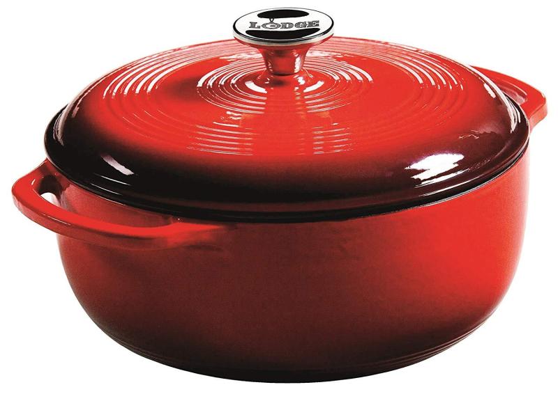 Lodge Enameled Cast Iron Dutch Oven, 4.6 quart / 4.35 liters Singapore