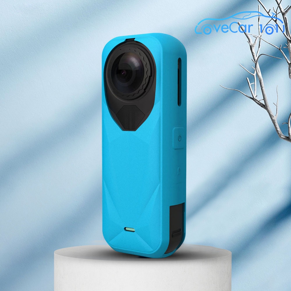 Insta360 X5 Camera Lens Protector Silicone Cover Anti-Scratch Durable Panoramic Camera Accessory ราคา 128 บาท*ส่งฟรี