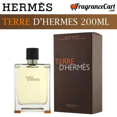 Hermes Terre d'Hermes EDT for Men (200ml) Eau de Toilette dHermes [Brand New 100% Authentic Perfume/Fragrance]