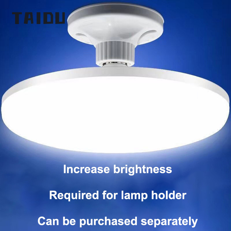 Taidu LED đĩa bay đèn siêu sáng tiết kiệm năng lượng đèn hộ gia đình bóng đèn công suất cao chiếu sáng E27 đèn vít