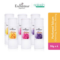 ENCHANTEUR Perfumed Talcum Powder Assorted 50g - Set of 6