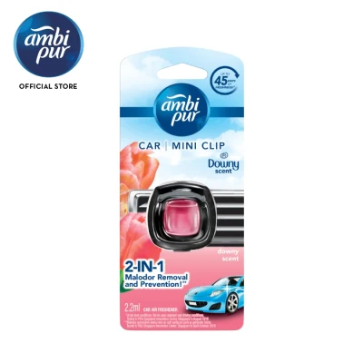 Ambi Pur Car Mini Clip Downy Scent Car Air Freshener 2.2ml