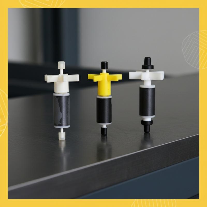 UNIKI 1 chiếc Bộ lọc bể cá chịu mài mòn Phụ kiện tự làm thùng lọc thông dụng Hw302 303B 304A 304B 402b 404b Trục cánh quạt