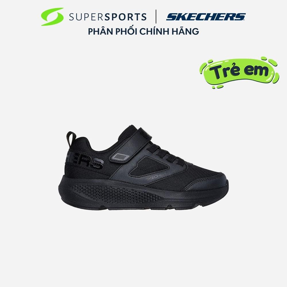 [NEW] Giày Sneaker Bé Gái Skechers Go Run Elevate - Đen - 303932L-BBK