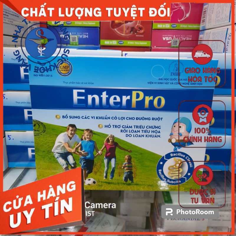 ✅ bổ sung bộ 3 lợi khuẩn đường ruột enterpro - 20 ống