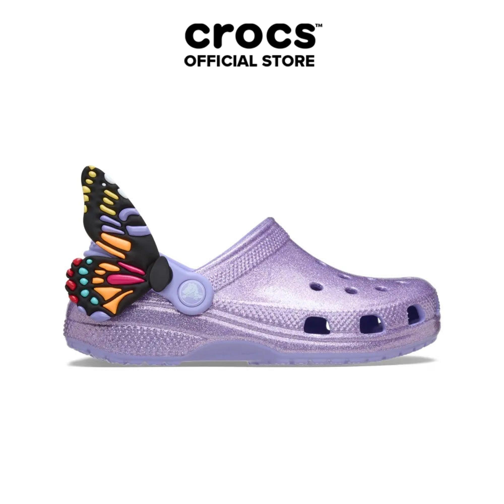 Giày Clog Trẻ Em Crocs Classic Iam Butterfly - Mystic Purple - 211262-5BN