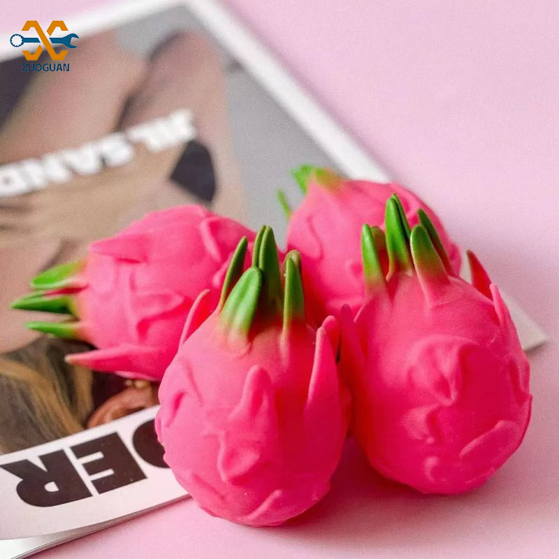 [ZUOGUAN Realistic Dragon Fruit Squeeze Toy Stress Relief Playset Soft Squishy Fun for Adults and Kids,Zuoguan Squishy Toys, Stress Relief Toys, Slow Squishies, Realistic Dragon Fruit Squeezer Toy Set, Fun Soft Stress Relief Toys for Kids and Adults.,] ราคา 48 บาท*ส่งฟรี