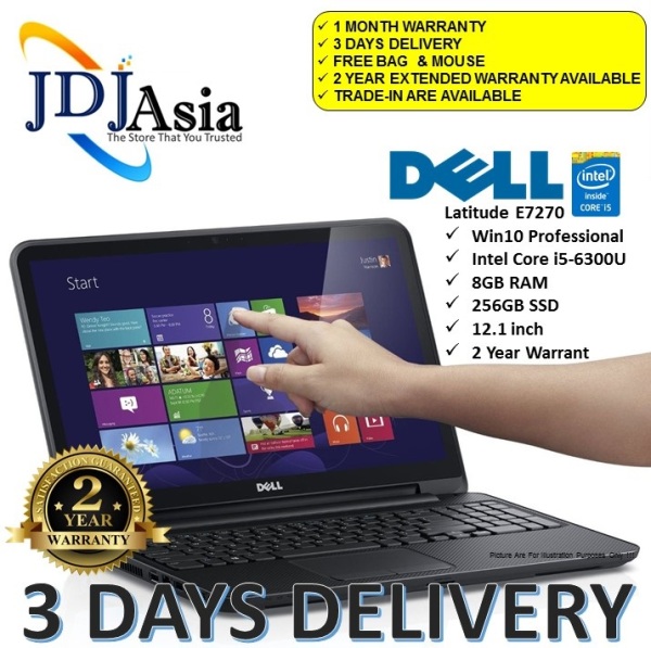 Refurbished Dell Latitude E7450 Intel Core I5 5th Gen 8gb Ram 256gb Ssd Windows 10 Free Gifts 3 Months Warranty Singapore