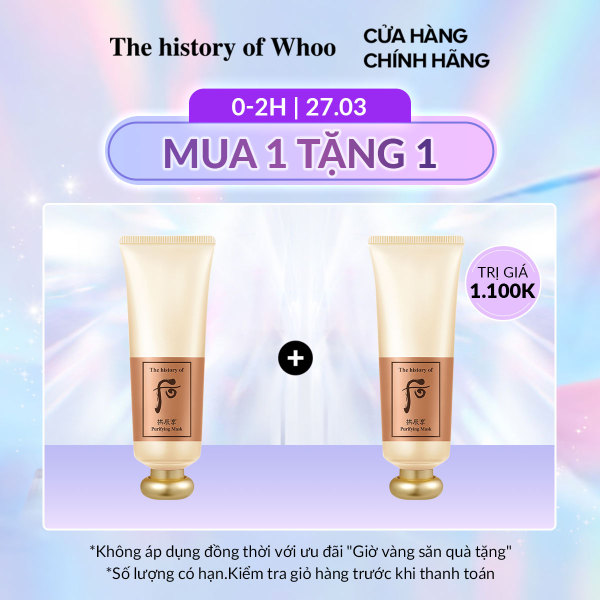 Mặt nạ tẩy da chết và thanh lọc da The history of Whoo Gongjinhyang Purifying Mask 100ml