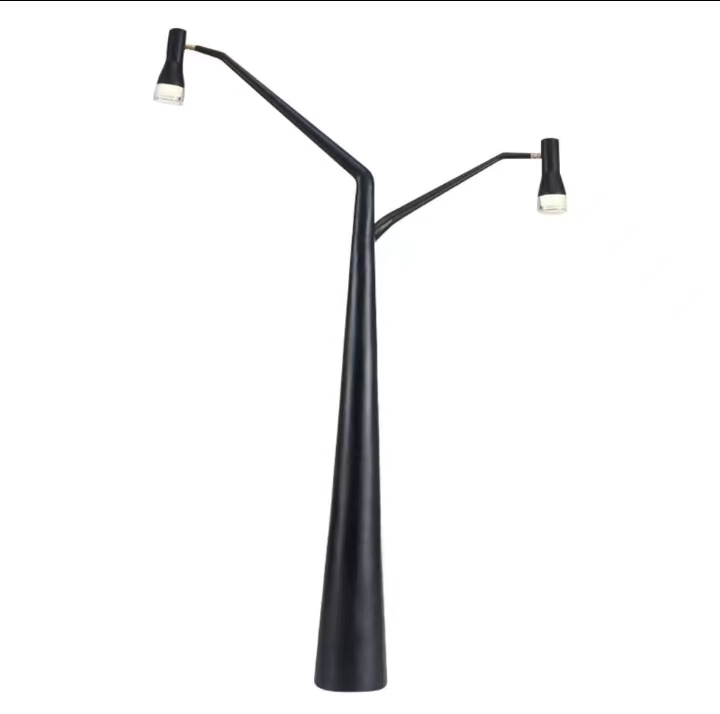 Nordic art study creative designer large resin sculpture ornaments living room sofa hotel exhibition hall floor lamp
