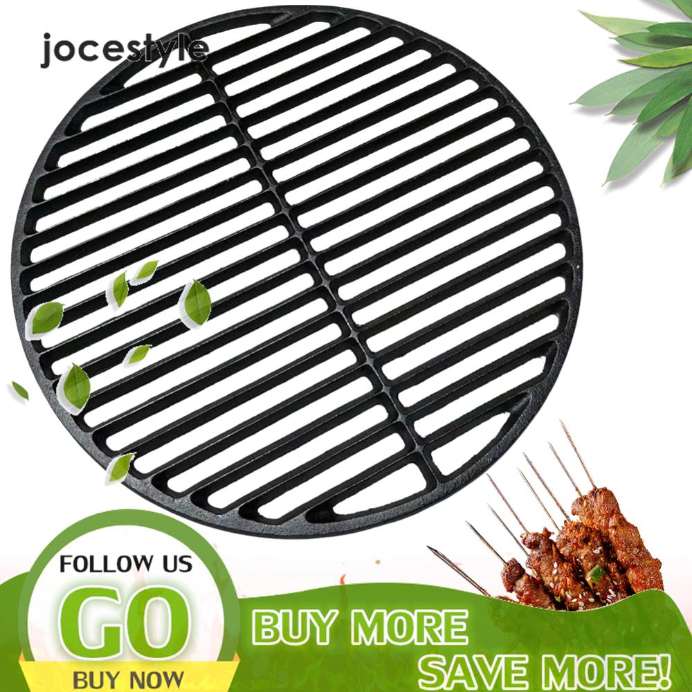 【New Arrival】 Heavy Duty Cast Iron Round Griddle 14.6 Inch for Barbecue and Camping Non-Stick Outdoor Grill Net ราคา 1,341 บาท*ส่งฟรี