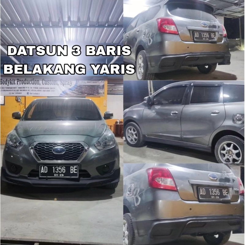 (COD) Aksesoris Bemper Mobil bodykit datsun go 3 baris Grade A Giá 1,320,000 Đồng*Miễn phí vận chuyển