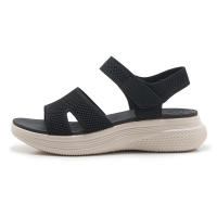 SIKETU Brand Summer Casual Wedge Sandals Women Hook Loop Narrow Bands Knit Breathable Shoes Solid Color Platform Daily Light 2026