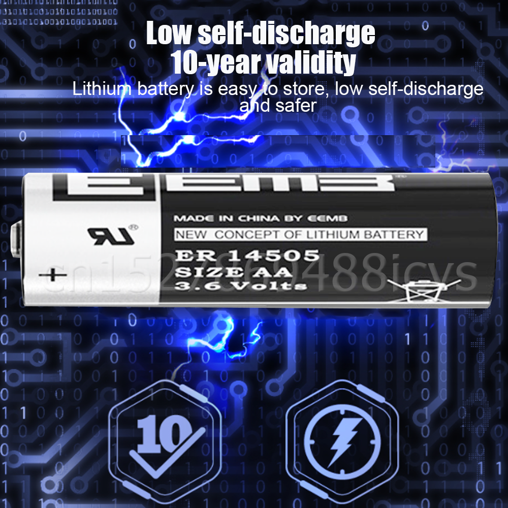 NEW high quality 2pcs ER14505 14505 2400mah AA industrial lithium battery LR6 R6P For tracking Camer