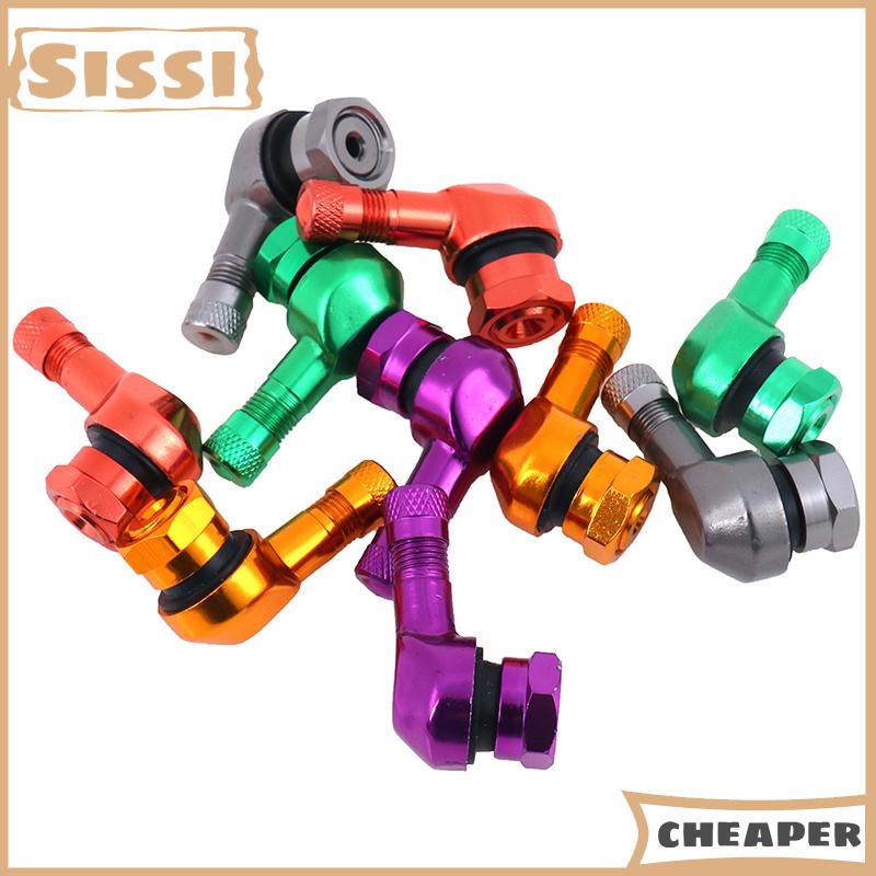 Sissi Valitoo 2 X Van Không Săm Lốp Bánh Xe Góc 90 Độ Xe Máy CNC Bằng Nhôm