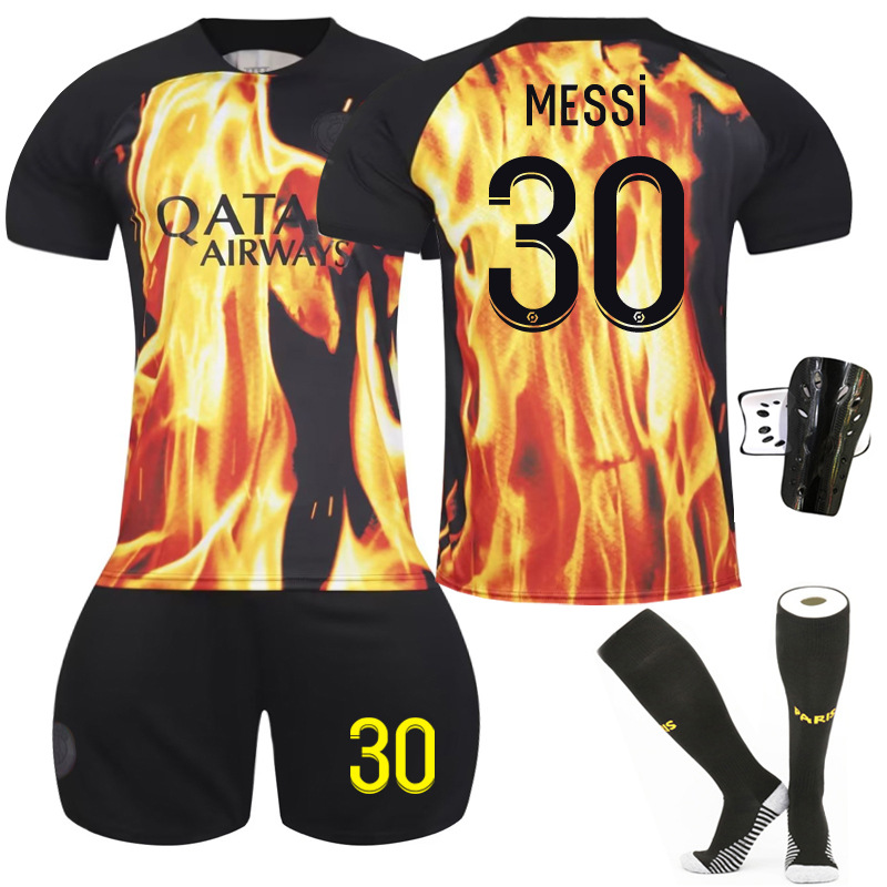 2223 Paris phiên bản đặc biệt Đồng Thương hiệu Jersey 30 lộn xộn 7 mbappes 10 neymars ngọn lửa phiên bản Quần áo bóng đá
