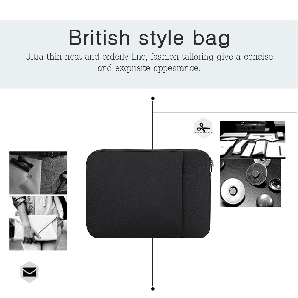 Vali túi đựng máy tính xách tay túi xách cho Macbook 15in Đen máy tính xách tay máy tính xách tay