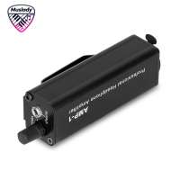 Muslady-เครื่องขยายเสียงหูฟังมอนิเตอร์เครื่องแปลงแอมป์หูฟังแบบพกพา XLR เป็น3.5MMเครื่องแปลงแอมป์หูฟังสัญญาณเสียงปลั๊กแอนด์เพลย์ส่งสัญญาณแบบ Lossless สำหรับการแสดงดนตรีสีดำ