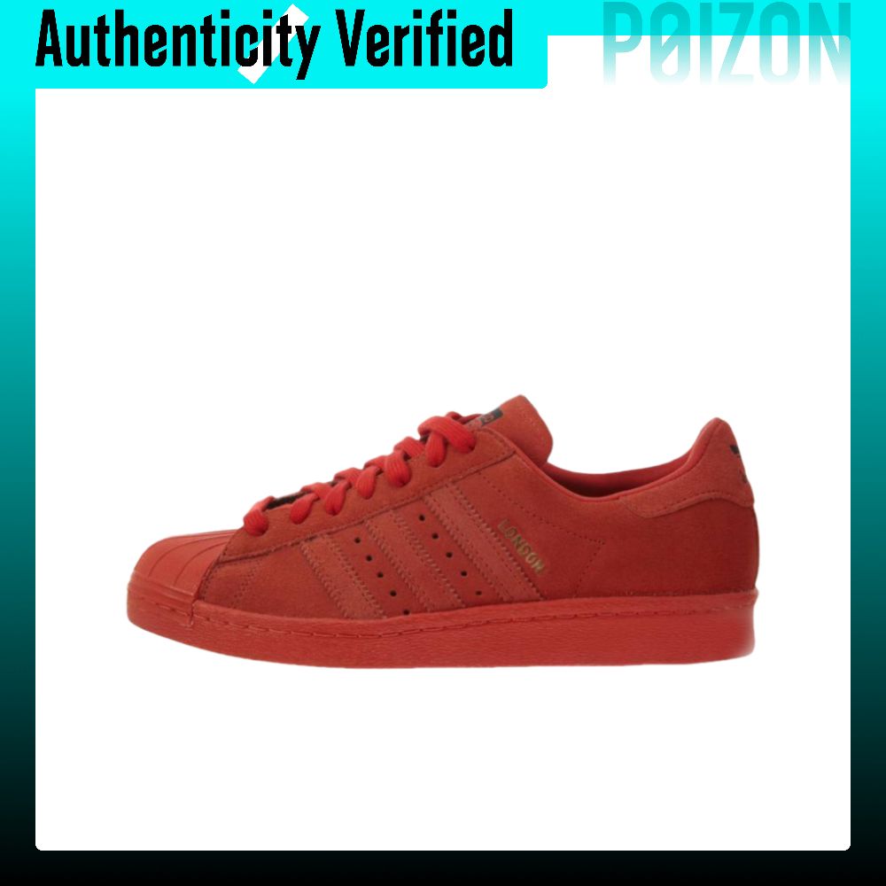 รองเท้าผู้ชาย adidas Originals Superstar 80s รองเท้าสเก็ต Unisex Low-top สีแดง B32664 ราคา 18,760 บาท*ส่งฟรี
