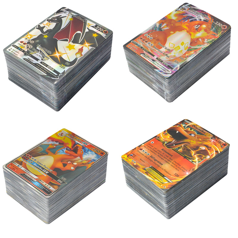 50-100Pcs Spanish Pokemon Card 100VMAX 100 GX Best Selling Children Battle  Desktop Game Tag Team Shining cartas pokemon Card Toy