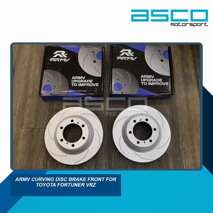 ARMV CURVING DISC BRAKE FRONT FOR TOYOTA FORTUNER VRZ - ForUs Mart Harga 3,940,000 rupiah*Gratis Ongkir
