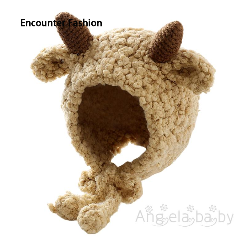 VOCKOO Hian - Covered Beanie Hat Winter Warmest Soup Form Cute Soft Goat Horn For Baby ราคา 103 บาท*ส่งฟรี
