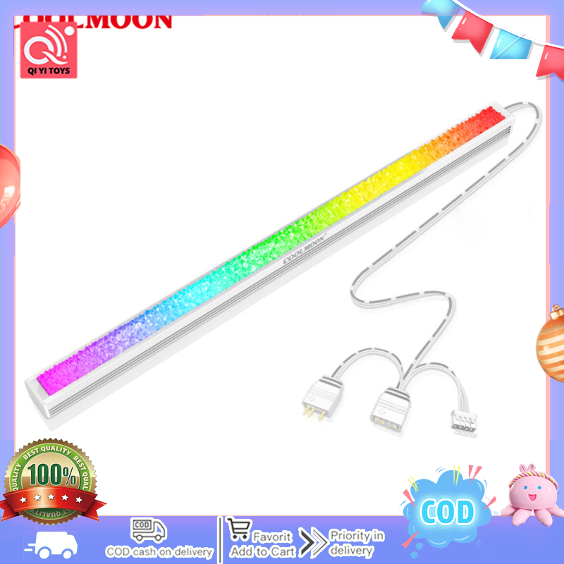 COOLMOON Magnetic ARGB Light Strip With 5V 3-pin 4