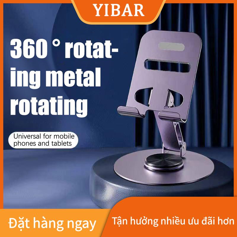 YIBAR Máy tính để bàn đứng kim loại 360 ° xoay điện thoại di động máy tính bảng IPD phổ lười biếng người sống phát sóng nghiên cứu điện thoại di động chủ - Thương hiệu YIBAR Giá 31,442 Đồng*Miễn phí vận chuyển