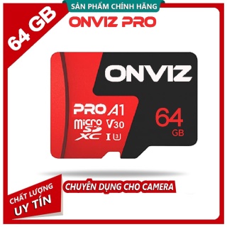 Thẻ nhớ chính hãng Onviz Micro SD U3 64G Class 10 thumbnail