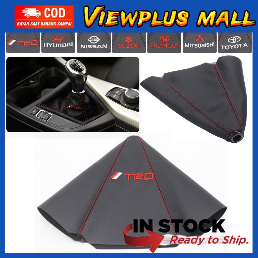 Cover Gaiter Perseneling Mobil Manual Sarung Perseneling Mobil Bahan PU Anti Debu Dengan Logo Toyota / MIT / Suzuki / Nissan / Hyundai / TRD Harga  49,000 Ringgit*Penghantaran Percuma