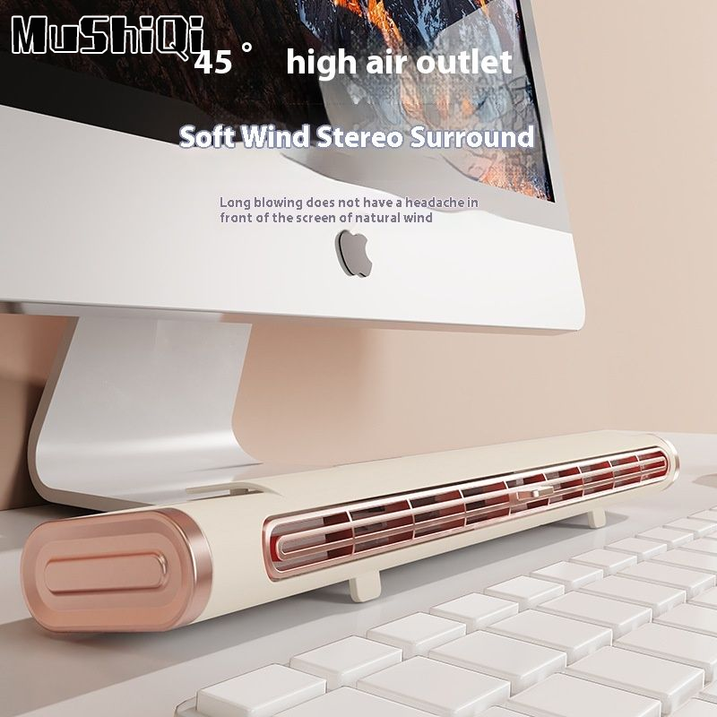 MuShiQi Tower fan household horizontal and vertical dual-purpose floor fan USB bedroom light sound baby leafless fan ราคา 625 บาท*ส่งฟรี